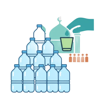 مياه معبأة بالجملة